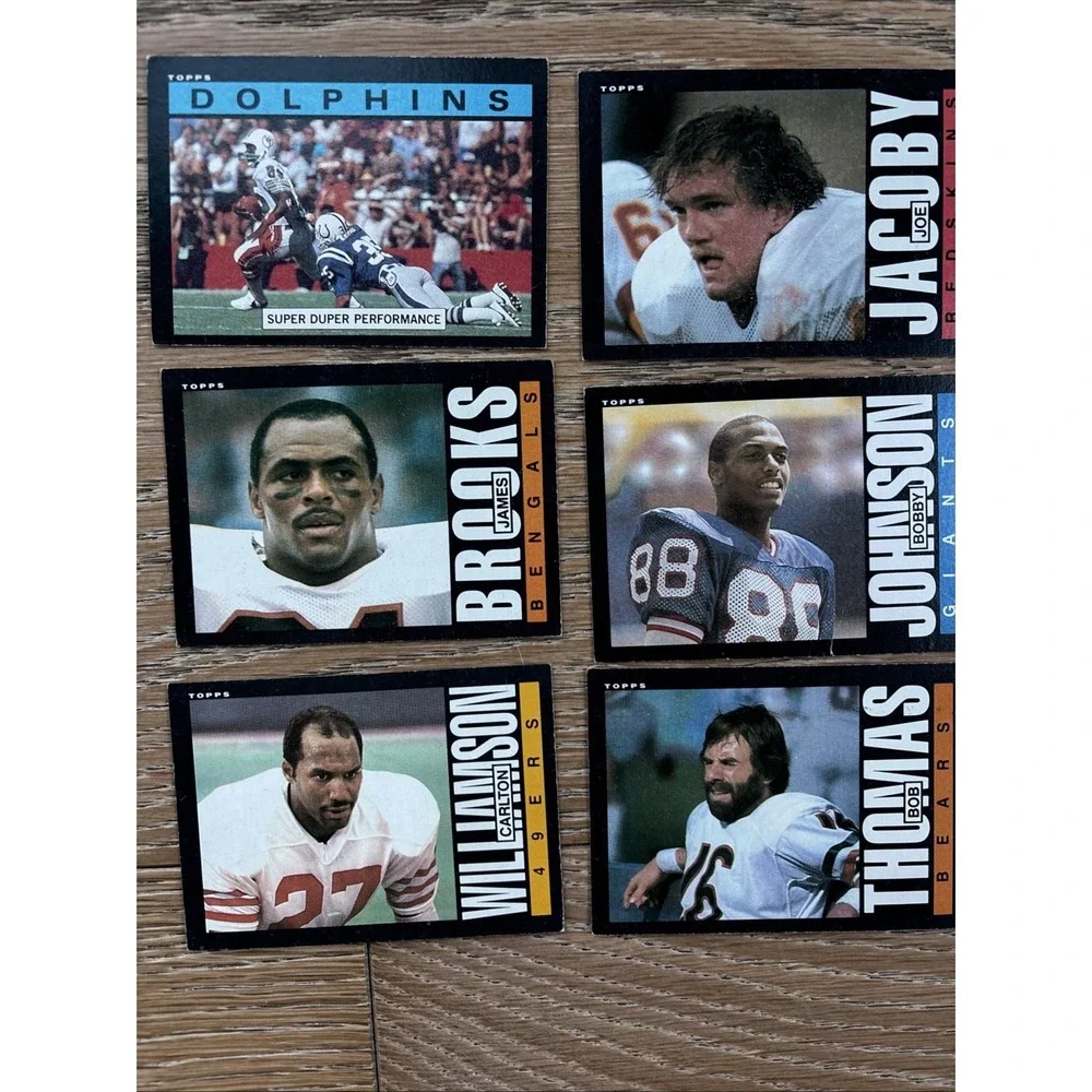 Vintage NFL Football Card Lot 80+‎ Cards Early 1990s Topps Donruss Fleer